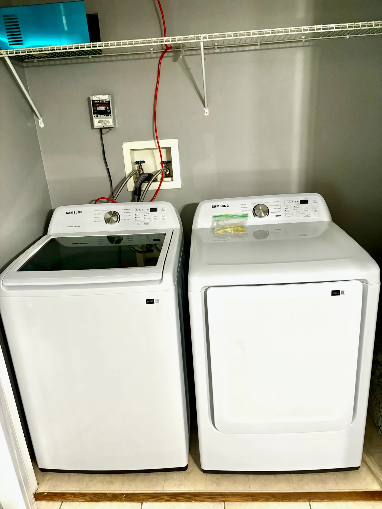 Washer and dryer